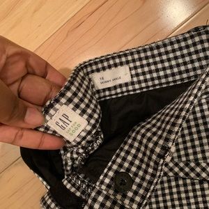 Gap Skinny Ankle Gingham Pants